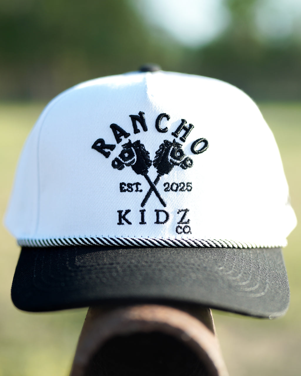 Gorra clásica Rancho Kidz - Negro medianoche